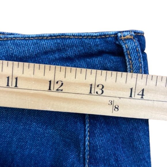 Diesel Hush Denim Barrel Jeans, Cropped Mid-Rise Rich Medium Wash, size 8 - Picture 10 of 14